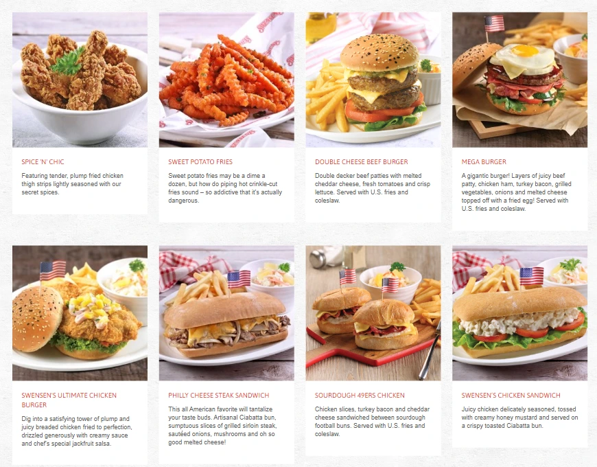 Swensens Impossible Burgers