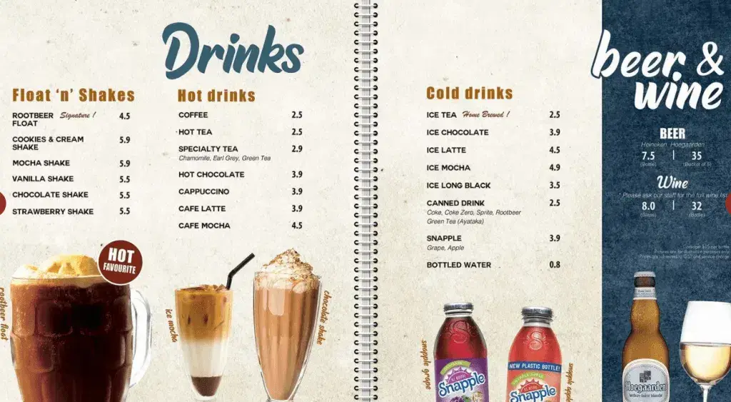 Buddy Hoagies Drinks prices