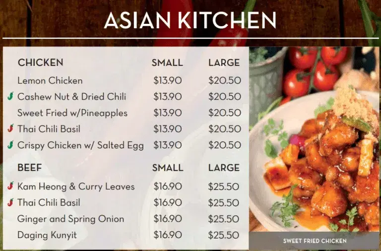 SPIZE ASIAN KITCHEN prices