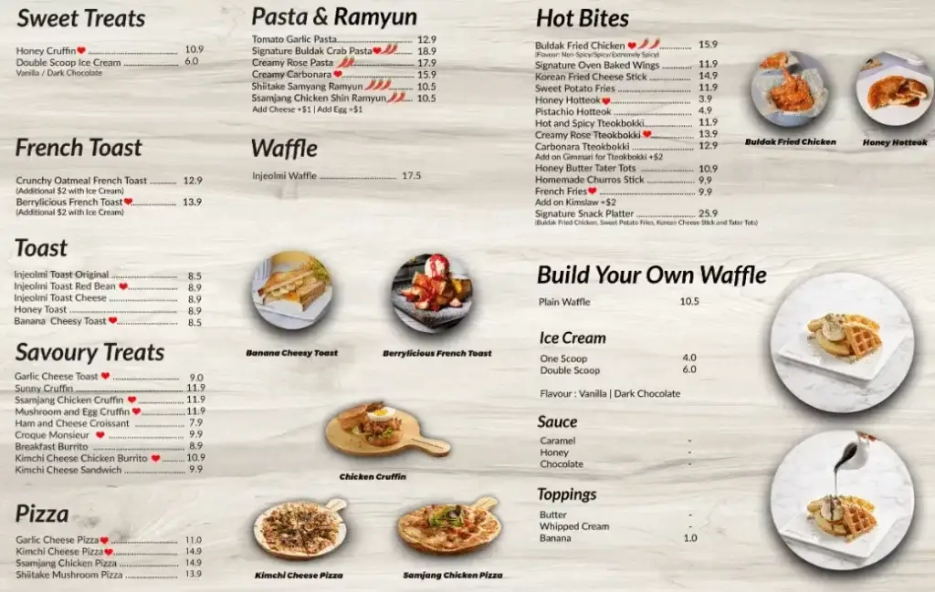 Dal.komm Coffee Hot Bites Menu Prices