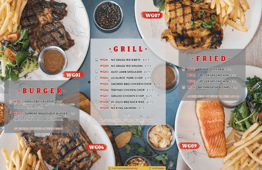 Meat You Here Singapore Menu – Lamb & Pork prices