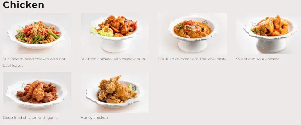 Nakhon Kitchen Singapore Menu – Chicken  prices