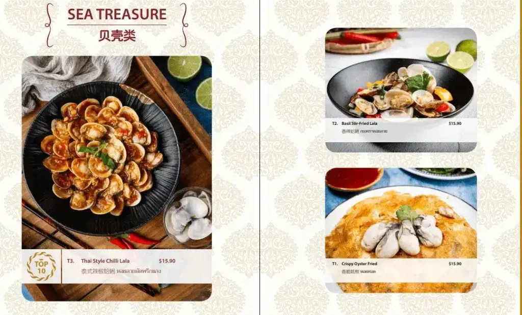 Soi Thai Singapore Seafood Dishes