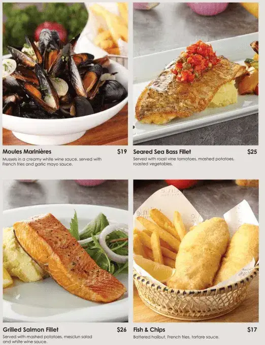 Wine Connection Singapore Menu – Seafood